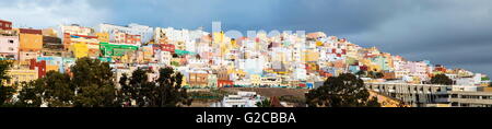 Vista panoramica della città di Las Palmas Foto Stock