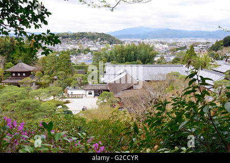 Ginkakuji (Padiglione di Argento) Foto Stock