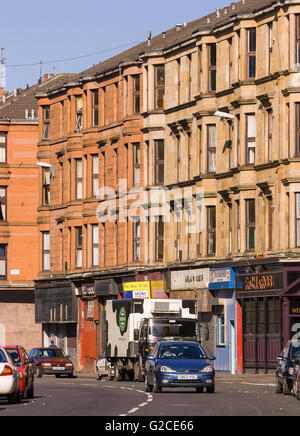 GLASGOW, SCOZIA - Scene di strada in Govan. Foto Stock