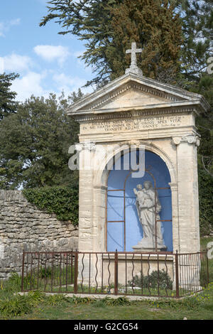 Cimitero a Bonnieux Village, Provenza, Francia Foto Stock