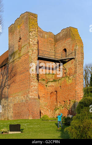 San Maurizio Chiesa, Reepsholt, East Friesland, Bassa Sassonia, Germania Foto Stock