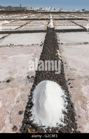 Salinas de los Agujeros, Los Cocoteros, Lanzarote, Isole Canarie, Spagna Foto Stock