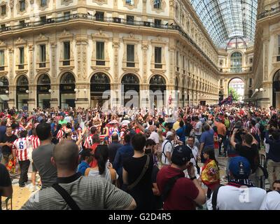 Milano, 28 maggio, 2016. Il 2016 Finale di UEFA Champions League .questa sera sarà svolto a Milano la finale di Champions League nel 2016 Madrid-Atletico Real Madrid. Credito: Wead/Alamy Live News Foto Stock