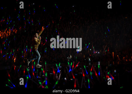 Lisbona, Portogallo. 28 Maggio, 2016. Maroon 5 prestazioni in Rock in Rio 2016 Lisbona . Lisbona, Portogallo. il 28 maggio 2016. Credito: Gonçalo Silva/Alamy Live News Foto Stock