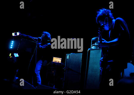 Londra, Regno Unito. Banda giapponese, Melt Banana gioca a la potenza Festival presso il Dome in Tufnell Park di Londra. Credito: Jo Syz/Alamy Live News Foto Stock