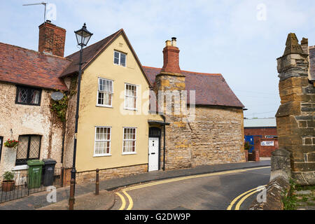 Manor House La casa più antica nella Chiesa Bengeworth Street Evesham Wychavon WORCESTERSHIRE REGNO UNITO Foto Stock