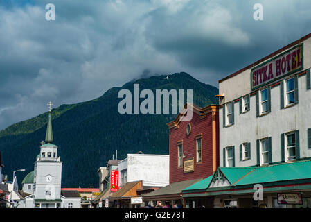 Sitka, in Alaska Foto Stock