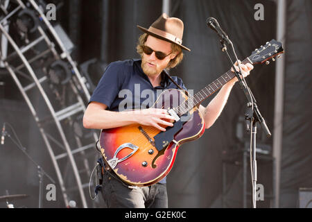 Napa California, Stati Uniti d'America. 29 Maggio, 2016. WESLEY KEITH SCHULTZ del Lumineers suona dal vivo durante BottleRock Napa Valley music festival a Napa Valley Expo in Napa California Credit: Daniel DeSlover/ZUMA filo/Alamy Live News Foto Stock