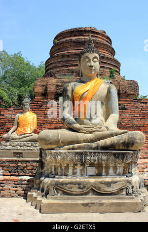 Wat Yai Chai Mongkhon, Buddist Temple, Thailandia Foto Stock