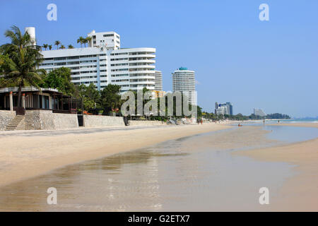 Spiaggia di Hua Hin, Thailandia Foto Stock