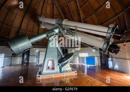 Il telescopio Grubb Parsons 1930 presso l'osservatorio di Saltsjöbaden fuori Stoccolma, Svezia.v Foto Stock