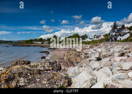 Rockcliffe, sulle rive del Firth ruvida, Dumfries & Galloway, Scozia Foto Stock