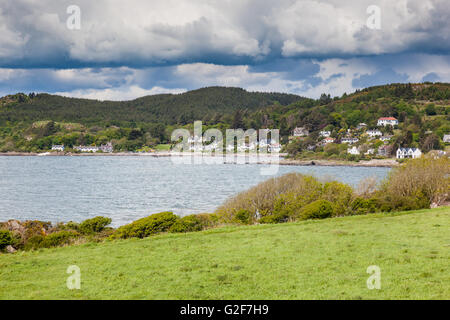 Rockcliffe, sulle rive del Firth ruvida, Dumfries & Galloway, Scozia Foto Stock