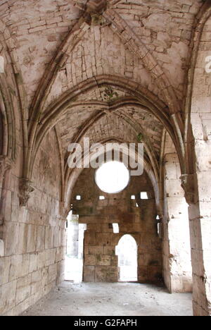 Krak des Chevaliers Cruisaders Fort , Cappella Foto Stock