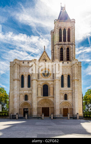 Basilique saint-denis. Parigi monumento. chiesa cristiana - cathedrale. Foto Stock