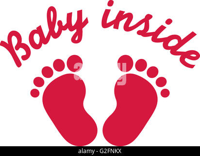 Baby ingombro interno Foto Stock