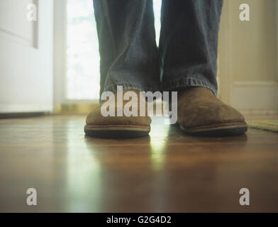 Piedi dell'uomo Foto Stock