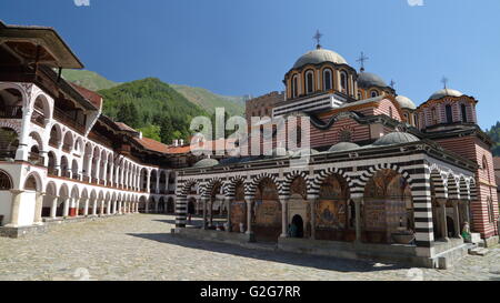 Il monastero di Rila, Rila, Bulgaria Foto Stock