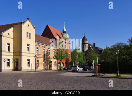 Wittenberg Stadt - Wittenberg, strade della città vecchia Foto Stock