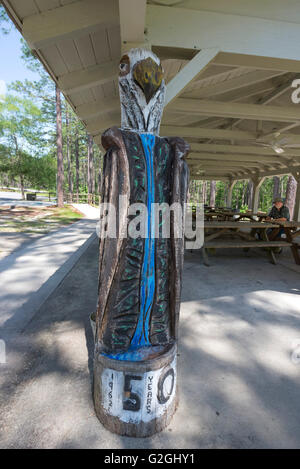 La caduta di Acque del Parco Statale si trova in Chipley, Florida, e dispone di un piede 73 cascata, la più alta del membro. Foto Stock