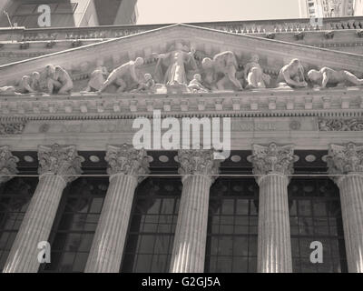 New York Stock Exchange su Wall Street Foto Stock