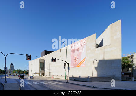 Il Winnipeg Art Gallery (WAG) Winnipeg Manitoba Canada Foto Stock