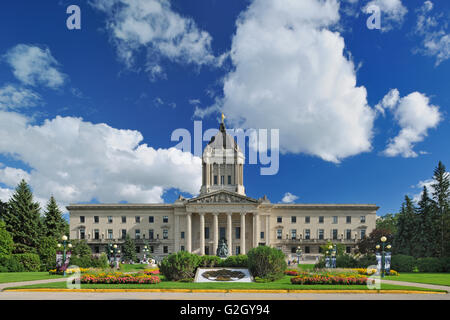 Manitoba legislatura Winnipeg Manitoba Canada Foto Stock
