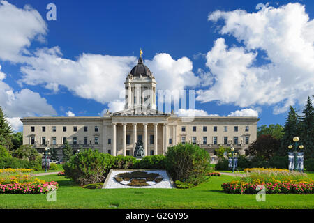 Manitoba legislatura Winnipeg Manitoba Canada Foto Stock