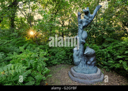 Leo Mol giardini. Assiniboine Park Winnipeg Manitoba Canada Foto Stock