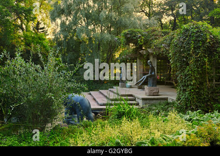 Leo Mol giardini. Assiniboine Park Winnipeg Manitoba Canada Foto Stock