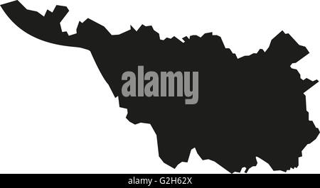 Mappa di Brema Foto Stock