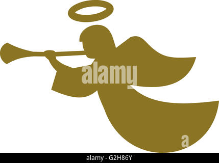 Angelo di Natale Foto Stock