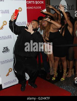 Las Vegas, NV, Stati Uniti d'America. Il 30 maggio 2016. DJ Khaled presso gli arrivi per sbloccare il lunedì Launch Party a Marquee Nightclub, il Cosmopolitan di Las Vegas, Las Vegas NV, 30 maggio 2016. Credito: James Atoa/Everett raccolta/Alamy Live News Foto Stock