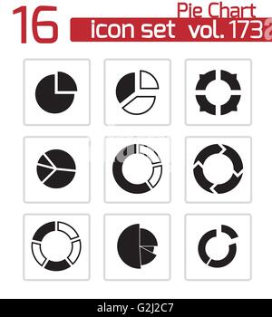 Nero di vettore di ricerca persone set di icone Illustrazione Vettoriale