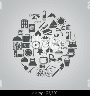 Concetto di viaggio Illustrazione Vettoriale