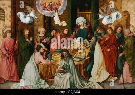 Hans Holbein il Vecchio - Dormizione della Vergine - Museo di Belle Arti di Budapest Foto Stock