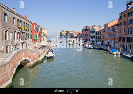 Canale di Cannaregio Foto Stock