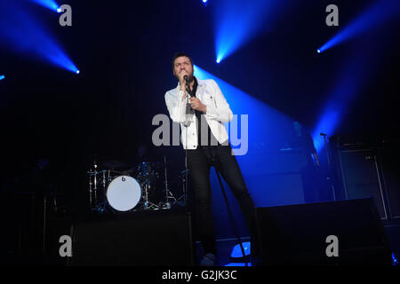 Kasabian sul palco in Swindon Foto Stock