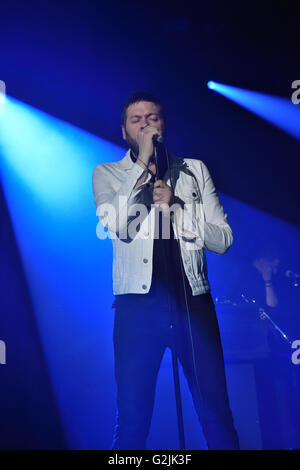 Kasabian sul palco in Swindon Foto Stock