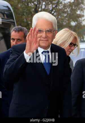 Sergio mattarella Foto Stock