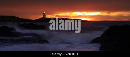 Elie Ness faro di sunrise Foto Stock