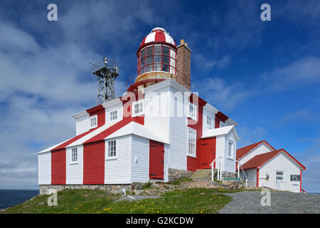 Cape Bonavista Faro sulla baia di Bonavista nell'Oceano Atlantico Cape Bonavista Terranova e Labrador Canada Foto Stock