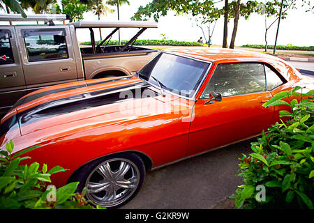 1969 Hugger Orange Chevrolet Camaro SS Coupe Foto Stock