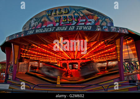 Walter ride al Clarence Pier luna park, Southsea, Portsmouth, Hampshire, Regno Unito Foto Stock