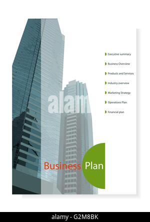 Foglio illustrativo Brochure modello flyer design, business plan. Foto Stock