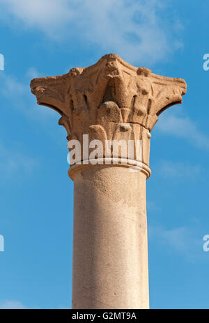 La colonna di Pompeo, Romano Colonna trionfale, Alessandria, Egitto Foto Stock