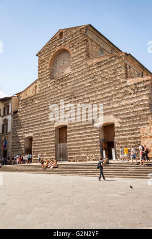 Basilica di San Lorenzo, Piazza San Lorenzo, Firenze, Toscana, Italia Foto Stock