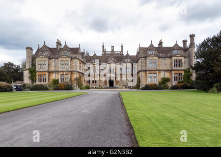 La dimora signorile di Corsham Court nel Wiltshire Foto Stock