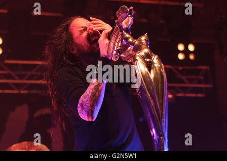 Korn, Italia 1 marzo 2015 Korn si esibisce dal vivo all'Alcatraz, Milano. © Davide Merli / Alamy Live News Foto Stock