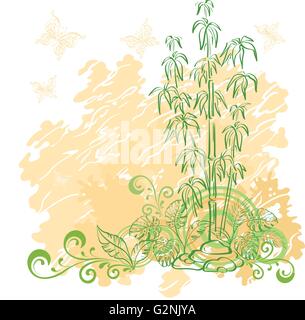 Abstract sfondo esotico Illustrazione Vettoriale